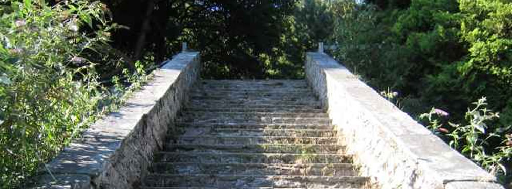 Central staircase