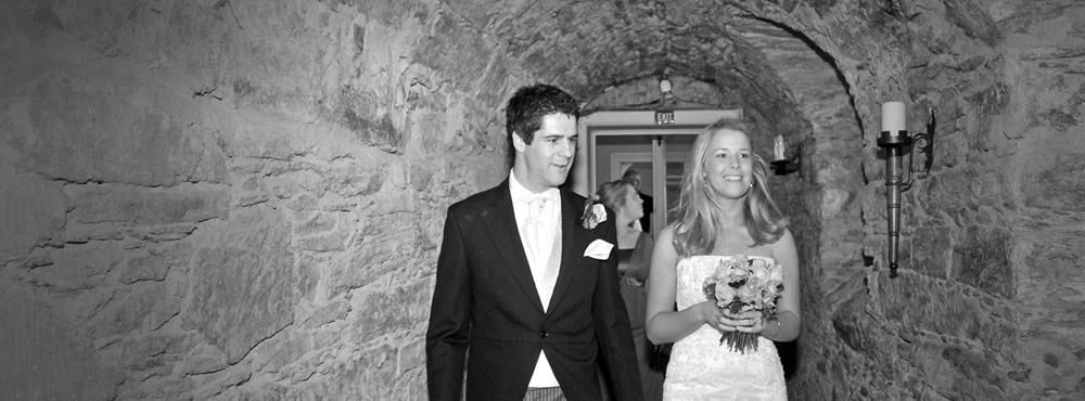 A Castle Menzies wedding - Bride and Groom on ground floor