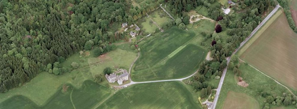 Aerial view of the Castle